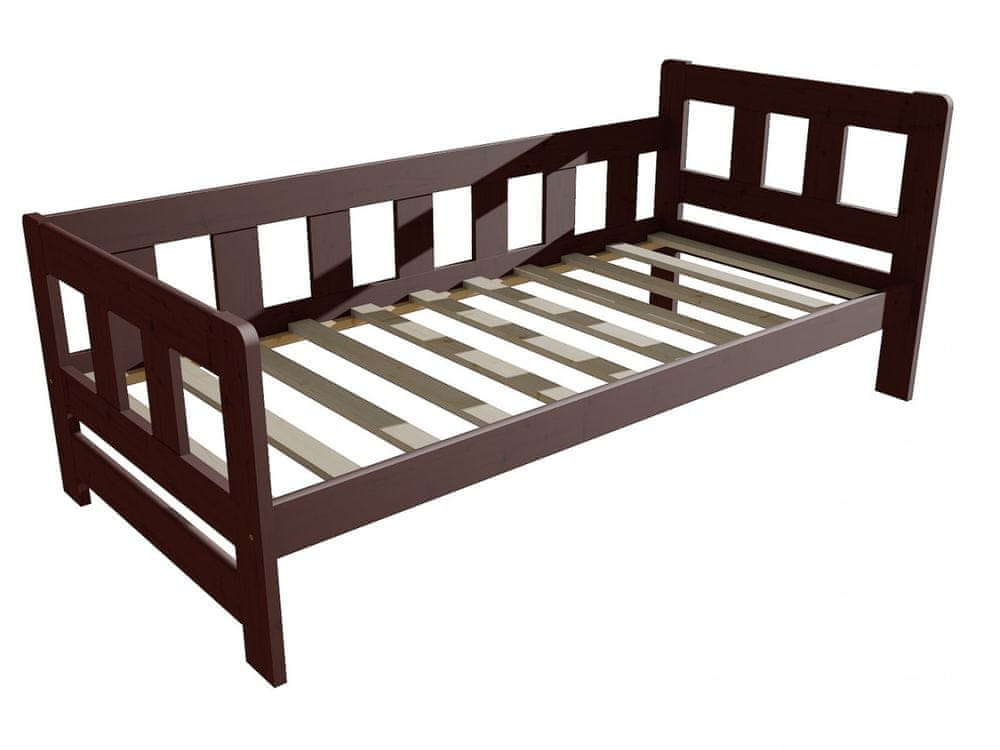 eoshop Detská posteľ VMK010FB KIDS (Rozmer: 90 x 190 cm, Farba dreva: morenie orech)